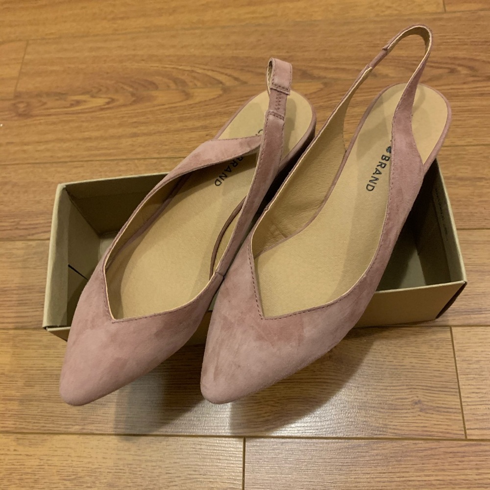 Lucky Brand Suede Slip-Ons